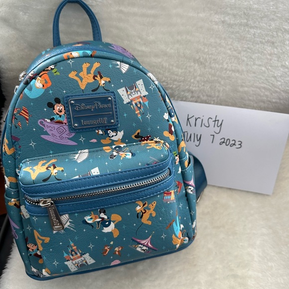 Bags New Disney Character Blue Loungefly Bag Poshmark